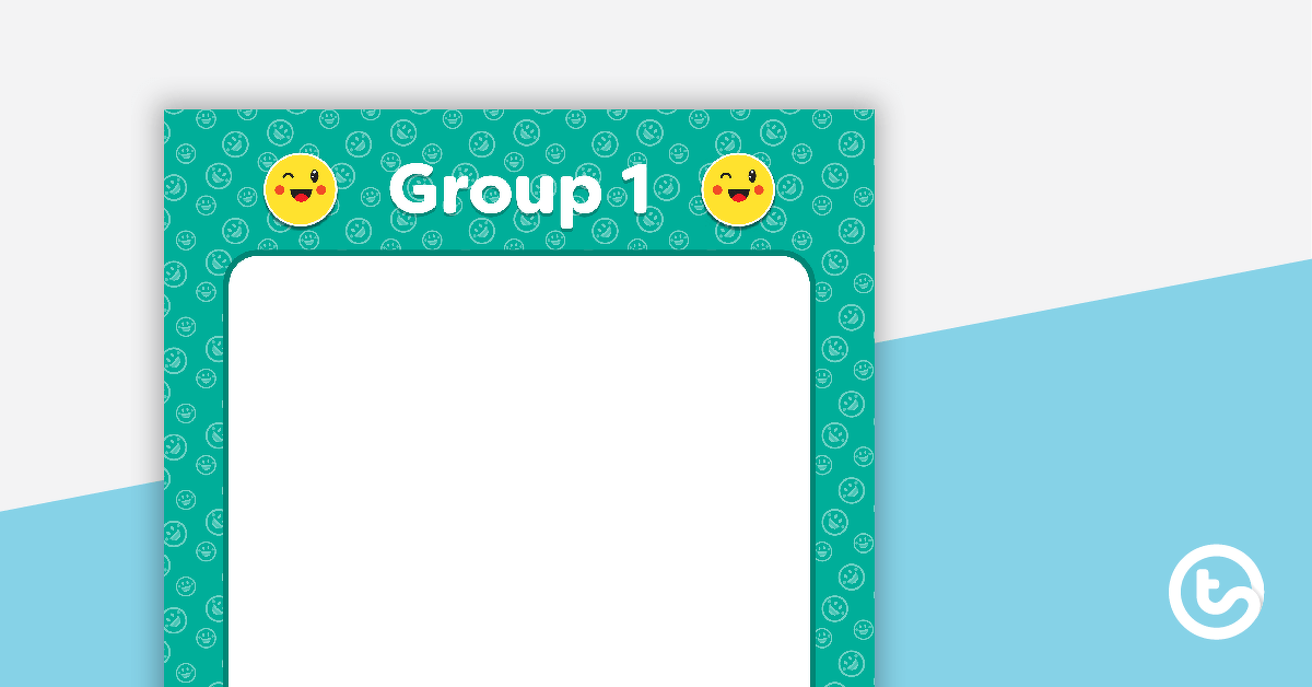 Emoji - Group Posters teaching resource