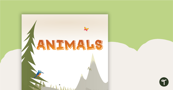 Animals - Title Poster teaching resource