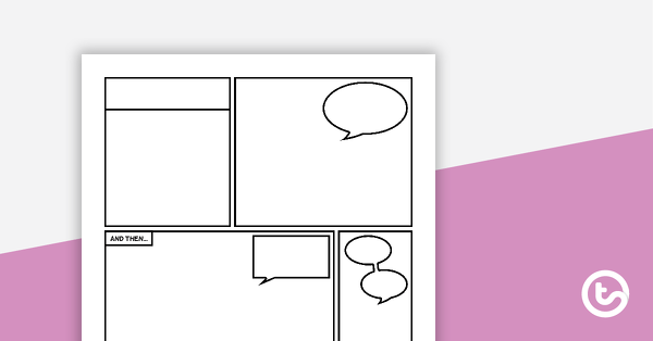 Comic Strip Templates | Teach Starter