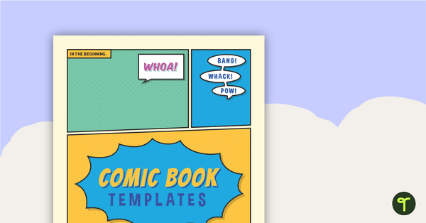 Go to Blank Comic Strip Templates teaching resource