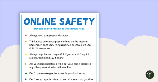 Preview image for Online Safety Poster - teaching resource