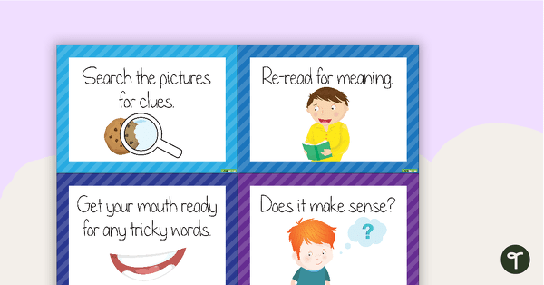 Preview image for Reading Strategy Cards - teaching resource