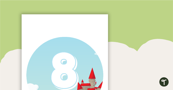 Fairy Tales and Castles - Letter, Number and Punctuation Set teaching resource