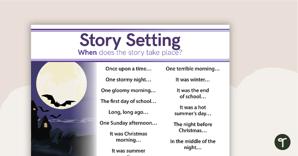 Preview image for Narrative Setting Prompts Posters - teaching resource
