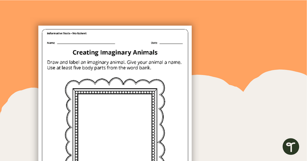 Go to Creating an Imaginary Animal - Descriptive Language Activity teaching resource