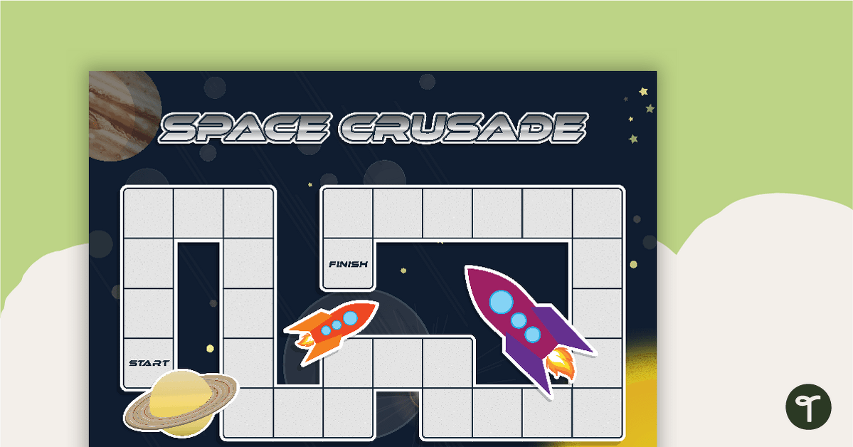 Blank Game Board - Space Crusade teaching resource