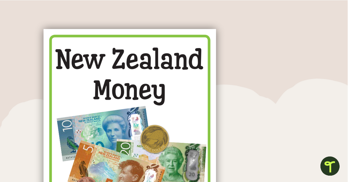 Individual Money Posters (New Zealand Currency) teaching resource