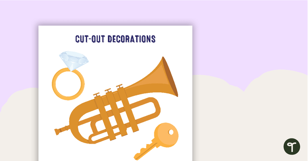Material World Cut-Out Decorations teaching resource