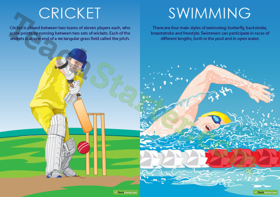 Sports and Recreation Poster Pack teaching resource