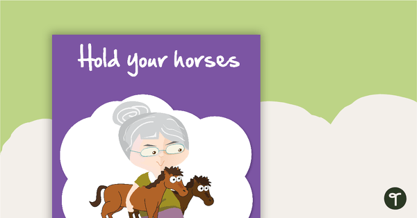 Preview image for Individual Idiom Posters - teaching resource
