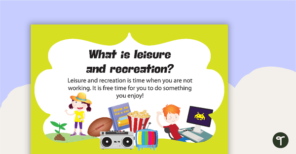 Go to Leisure and Recreation Posters teaching resource