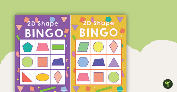 Go to 2D Shape Bingo teaching resource