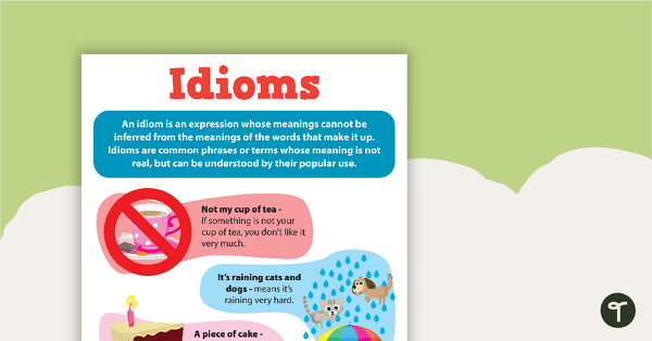 Image of Idioms Poster