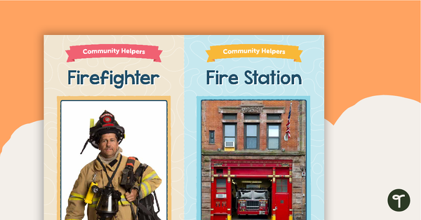 Community Helpers - Flashcards teaching resource