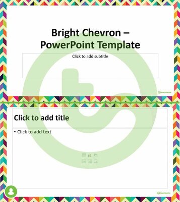 Go to Bright Chevron – PowerPoint Template teaching resource