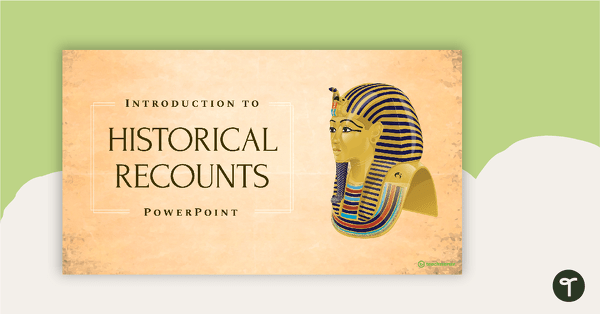 Preview image for Introduction to Historical Recounts PowerPoint - teaching resource