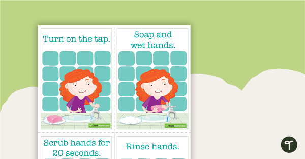Go to Washing Hands Sequencing Activity Cards teaching resource