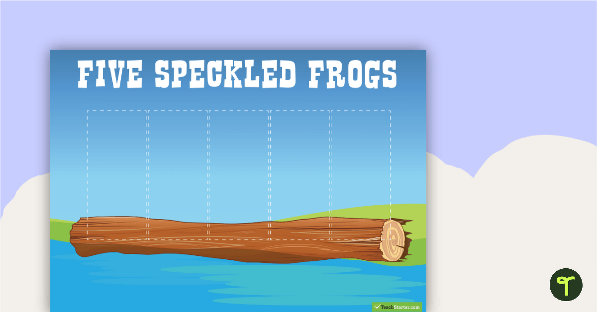 Numeracy Songs - Speckled Frogs Game teaching resource