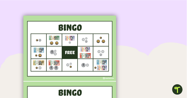 Money Bingo – Australian Currency teaching resource
