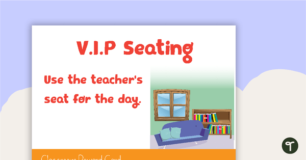 Preview image for Classroom Reward Cards - Upper Grades - teaching resource
