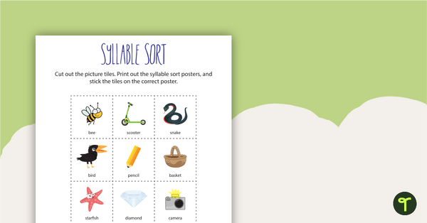 Syllables, Snacks, Sorts, and Stick It! — The Instruction Hub