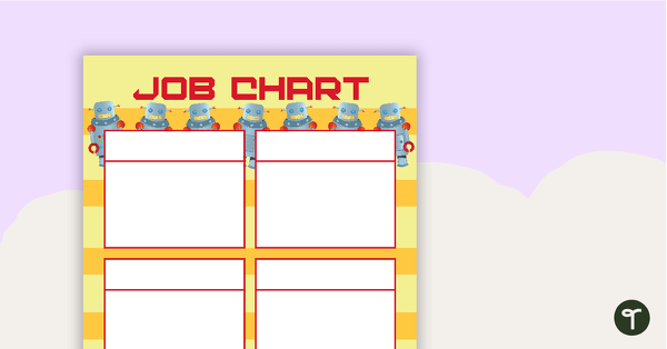 Preview image for Robots - Job Chart - teaching resource