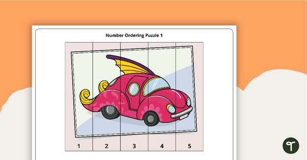 Preview image for Number Ordering Puzzles - teaching resource