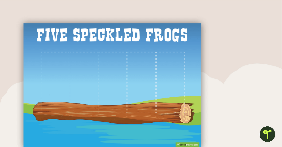 Speckled Frog Activity teaching resource