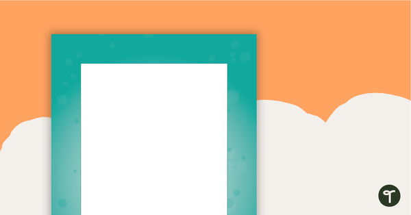 Pastel Flags - Landscape Page Border