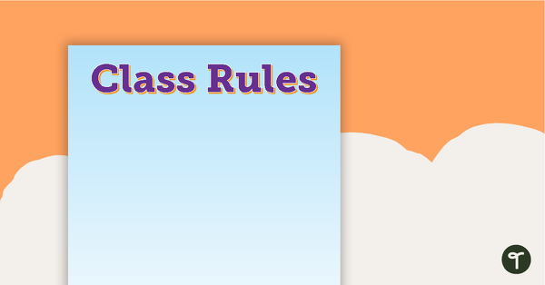 Go to Pencils - Class Rules teaching resource