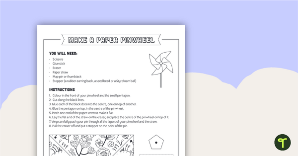 Image of Mindfulness Colouring in Pinwheel Activity