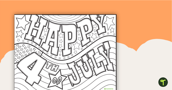 Go to Independence Day Coloring Sheets teaching resource