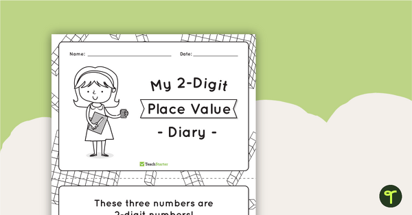Preview image for My 2-Digit Place Value Diary - teaching resource