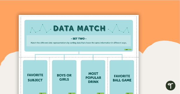 Data Match Game Cards (Set 2) teaching resource