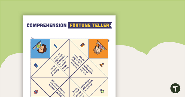 Image of Comprehension Paper Fortune Teller