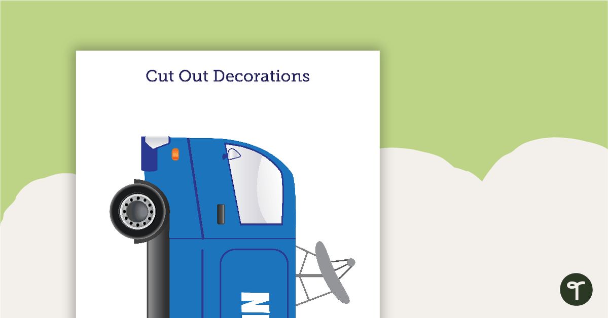 Journalism and News - Cut Out Decorations teaching resource