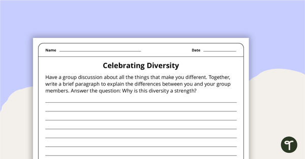Preview image for Harmony Day Theme Worksheet - teaching resource