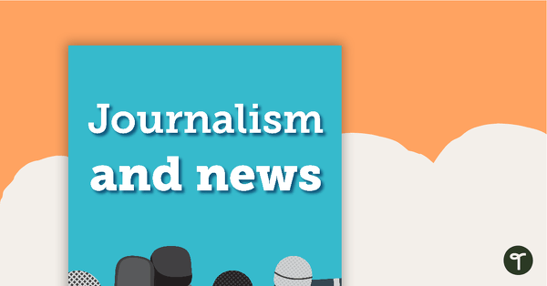 Journalism and News - Title Poster teaching resource