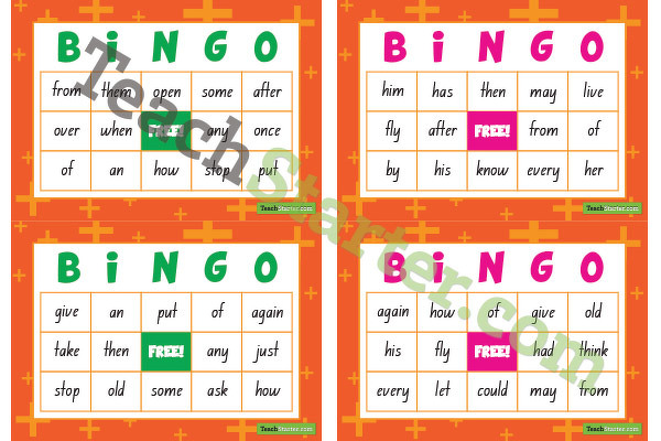 Dolch Sight Word Bingo – Grade 1 teaching resource