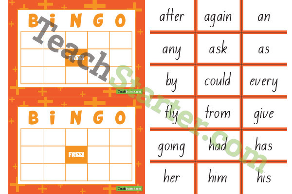 Dolch Sight Word Bingo – Grade 1 teaching resource