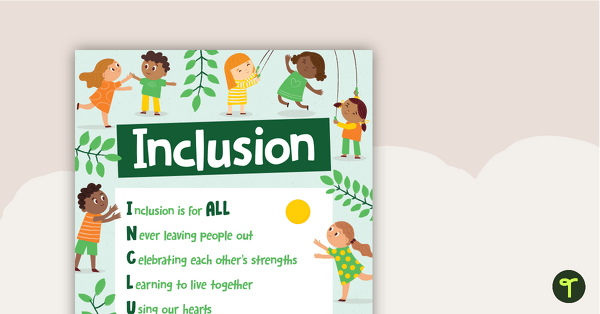 Go to Inclusion Poster teaching resource