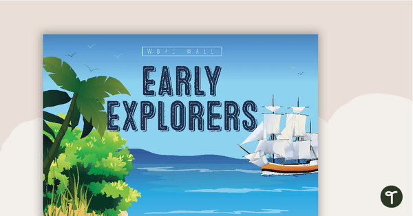 Go to Early Explorers Word Wall teaching resource