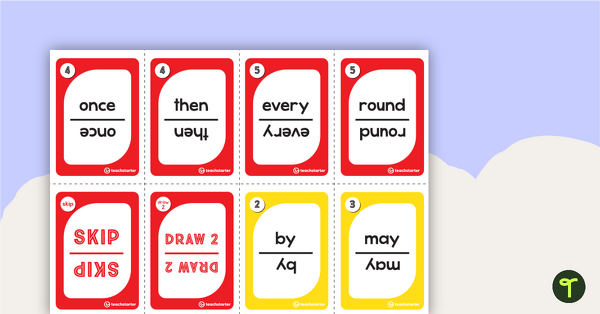 Go to Dolch Words Card Game – Classroom Game teaching resource