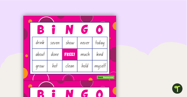 Go to Dolch Sight Word Bingo – Grade 3 teaching resource