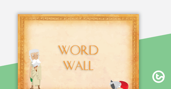 Go to Ancient Rome - Word Wall Template teaching resource