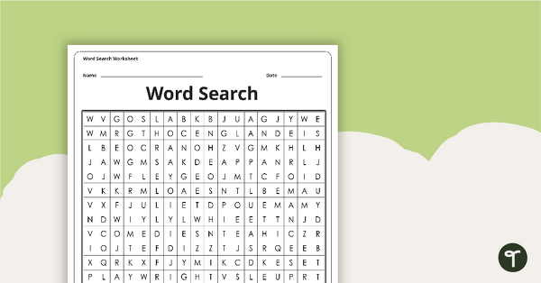 Go to William Shakespeare Word Search teaching resource
