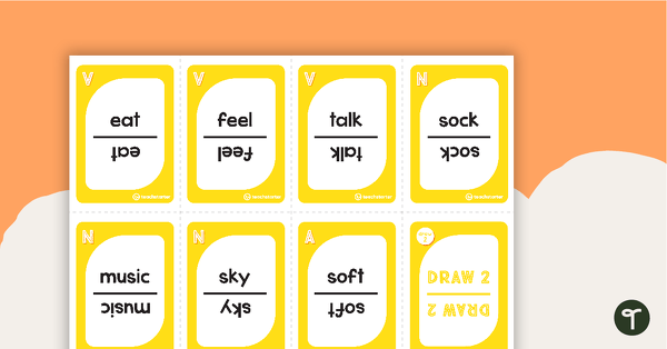 Image of Parts of Speech Card Game – Lower Years Classroom Game