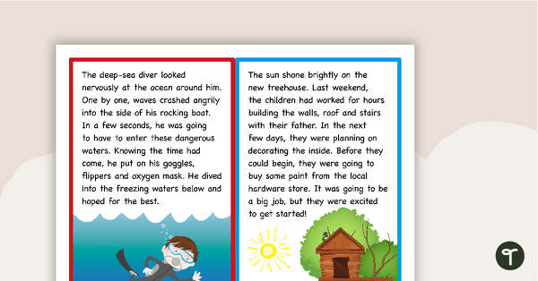 Narrative Paragraphs Sequencing Activity teaching resource