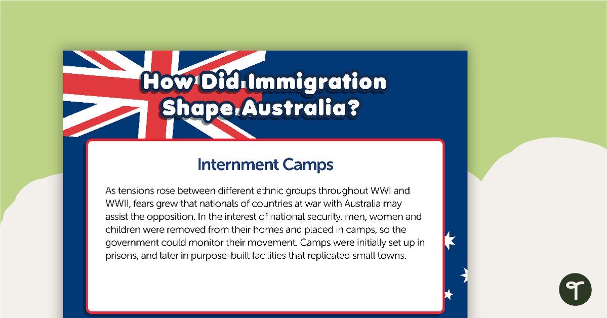 Australian Immigration Posters teaching resource