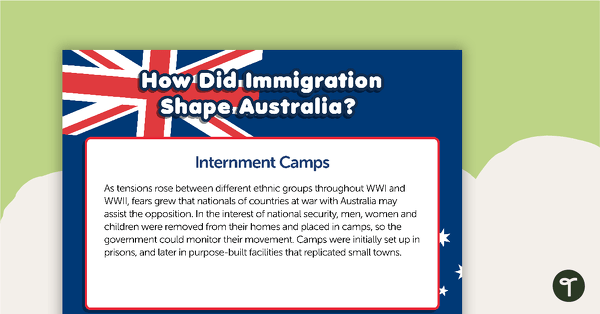 去澳大利亚移民海报教学资源